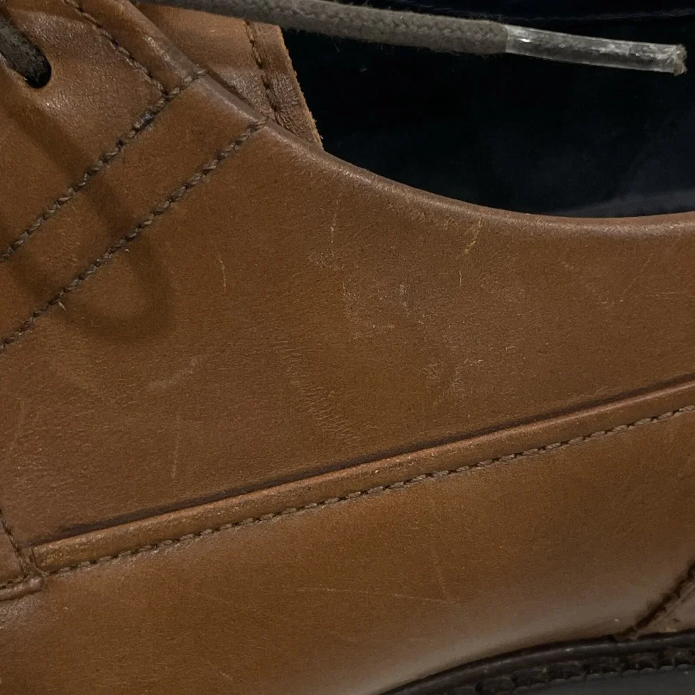 Cole Haan Grandseries Wing Tip Oxford Dress Shoe Mens 11.5 Leather Brown C31500
